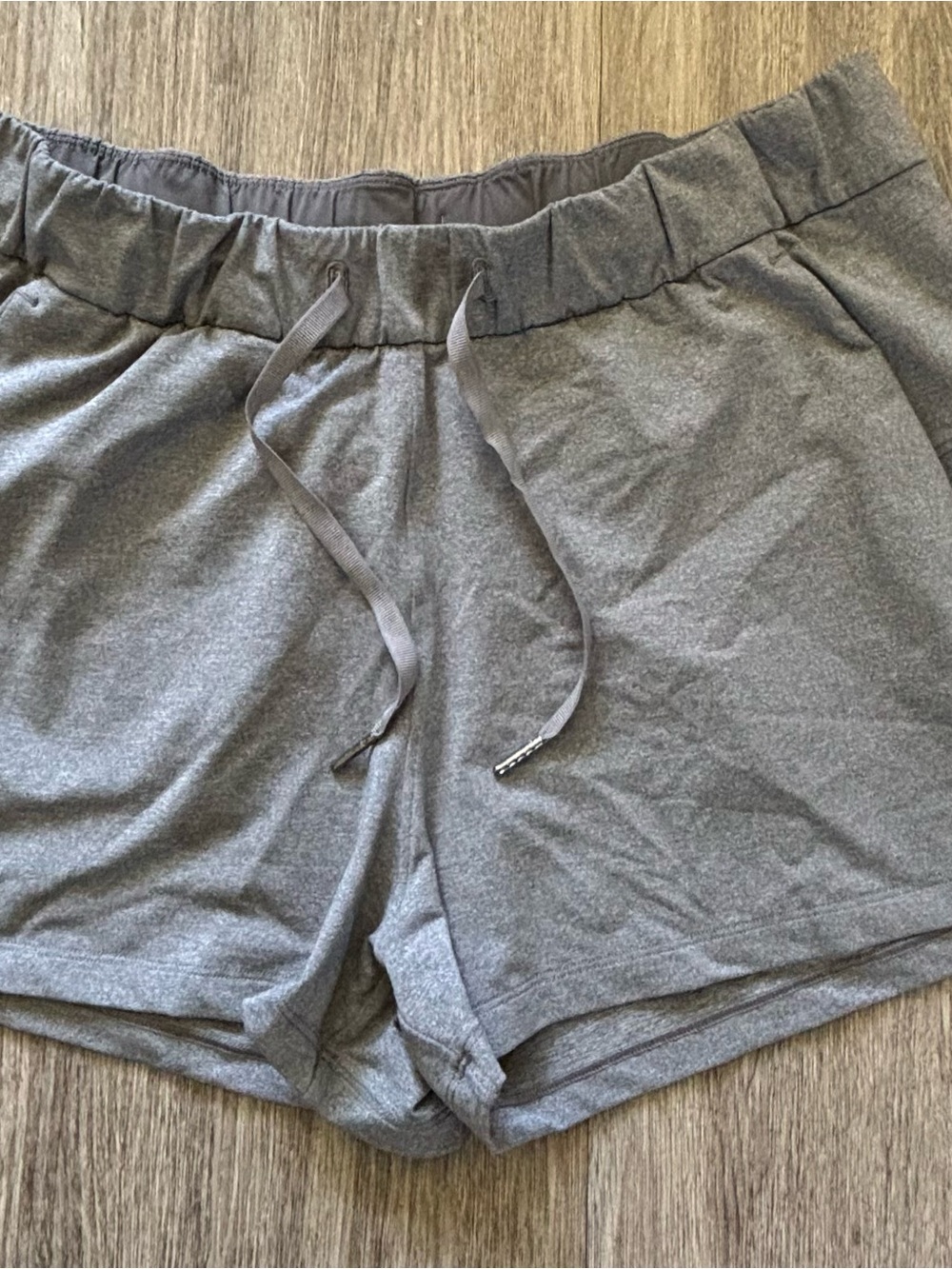 lululemon athletica Gray Drawstring Athletic Shorts